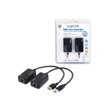 Extender LogiLink UA0021D USB przez RJ45 do 60m