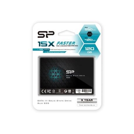 Dysk SSD Silicon Power S55 120GB 2.5" SATA3 (550/420) 7mm