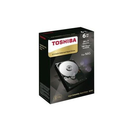 Dysk Toshiba N300 HDWN160EZSTA 3,5' 6TB SATA - NAS