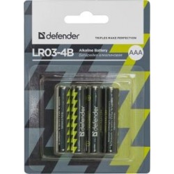 Baterie alkaliczne Defender LR03-4B AAA - 4 szt blister