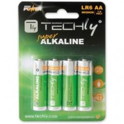 Baterie alkaliczne Techly IBT-KAL-LR06T 1,5V AA LR6 4szt.