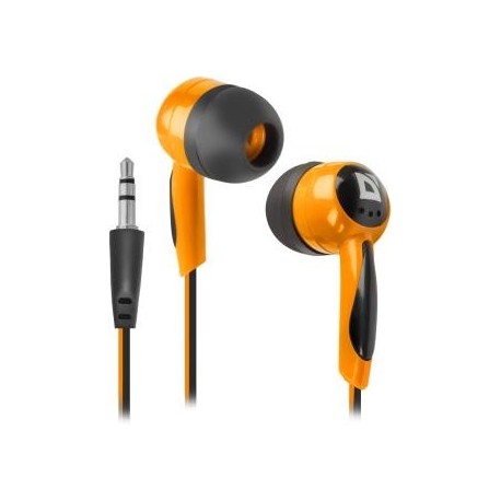 Słuchawki Defender BASIC 604 douszne czarno-pomarańczowe