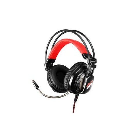 Słuchawki z mikrofonem FlashFire Signal SW 100 Gaming czarno-czerwone
