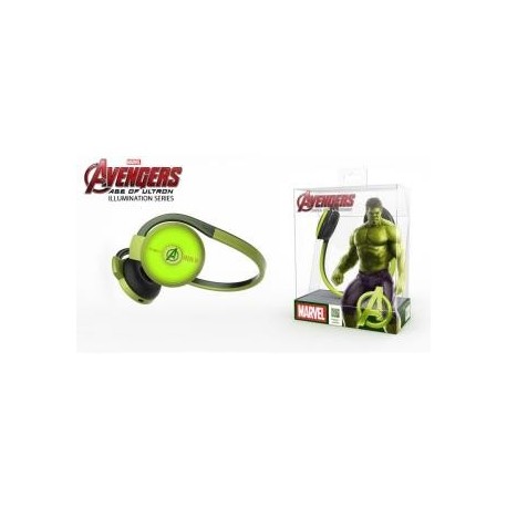 Słuchawki bezprzewodowe z mikrofonem E-Blue Avengers Hulk EBT932GR czarno - zielony