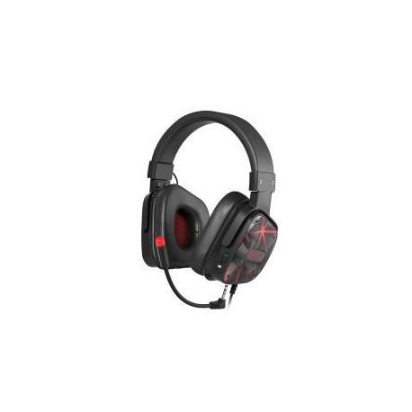Słuchawki z mikrofonem Genesis Argon 570 Gaming czarno-czerwone