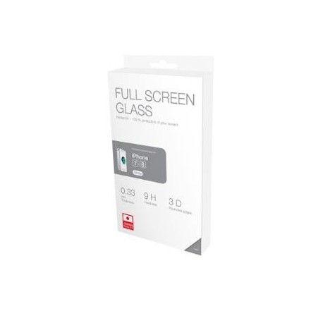 Szkło ochronne hartowane Acme na cały ekran 3D / 9H / 0,33mm do iPhone 6/7 (białe)