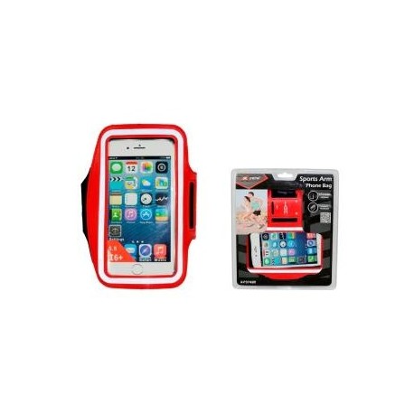 Opaska sportowa X-ZERO na ramię telefon max. 5,5" X-P3748R czerwona