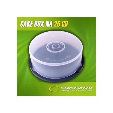 Pudełko Cake Box Esperanza na 25 CD - PAKOWANE W WOREK