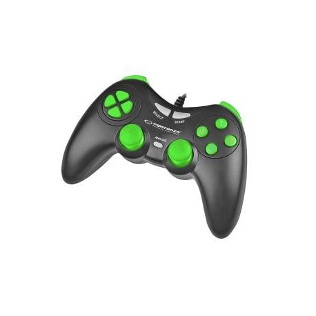 Gamepad PC USB Esperanza "Fighter" czarno/zielony