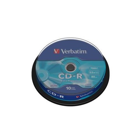 CD-R Verbatim 52x 700MB Extra Protection (Cake 10)