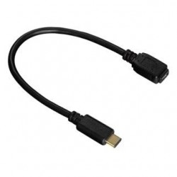 Kabel USB 2.0 Hama USB C - gniazdo Micro USB 2.0 0,15 m