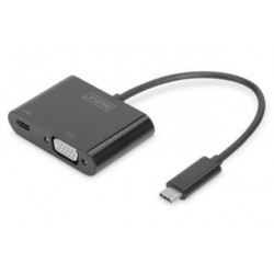 Adapter graficzny Digitus VGA 1080p FHD na USB 3.1 Typ C, z audio