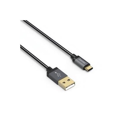 Kabel USB 2.0 Hama USB A - C Elite 0,75 m