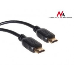 Kabel HDMI Maclean MCTV-634 HDMI 1.4 (M) - HDMI 1.4 (M) czarny 1,5m