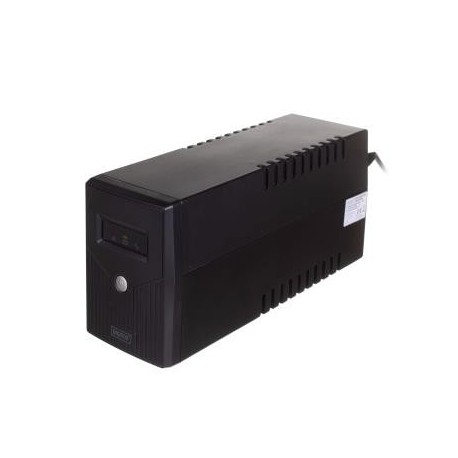 Zasilacz awaryjny UPS Digitus Line-Ineractive LED 600VA/360W 1x12V/7Ah AVR 2xSCHUKO USB RJ11