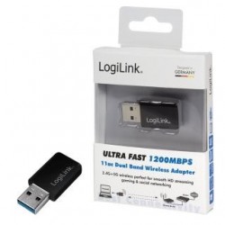 Karta sieciowa USB LogiLink WL0243 dwupasmowa, USB3.0, Ultra Fast