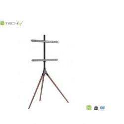 Stojak podłogowy LCD/LED Techly Tripod 45"-65" 35kg drewno