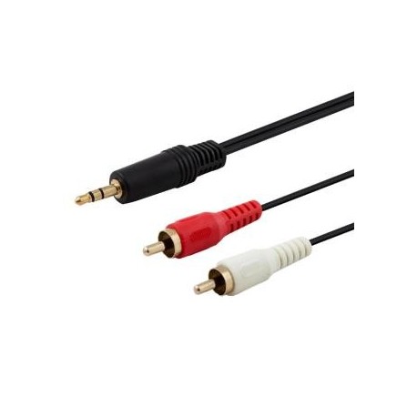 Kabel adapter audio Savio CLS-15 mini Jack 3.5mm – 2xRCA