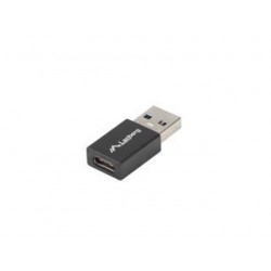 Adapter Lanberg USB type-C(F) - USB-A(M) 3.1 czarny