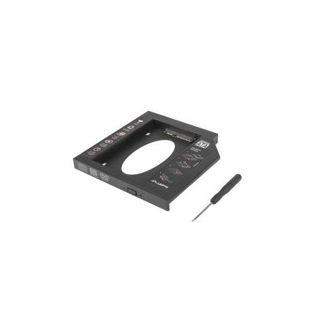 Adapter HDD Lanberg ramka 5.25" - 2.5" SLIM 12.7mm HDD w miejsce CD/DVD