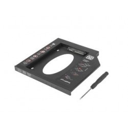 Adapter HDD Lanberg ramka 5.25" - 2.5" SLIM 9.5mm HDD w miejsce CD/DVD