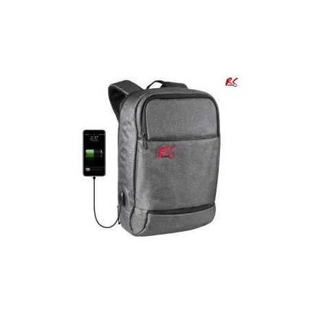 Plecak antykradzieżowy NanoRS RS915 S laptop 15,6 tablet, port USB do ładowania telefonu, szary