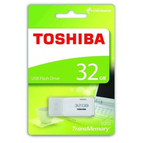 Pendrive Toshiba 32GB U202 (THN-U202W0320E4) USB 2.0 White