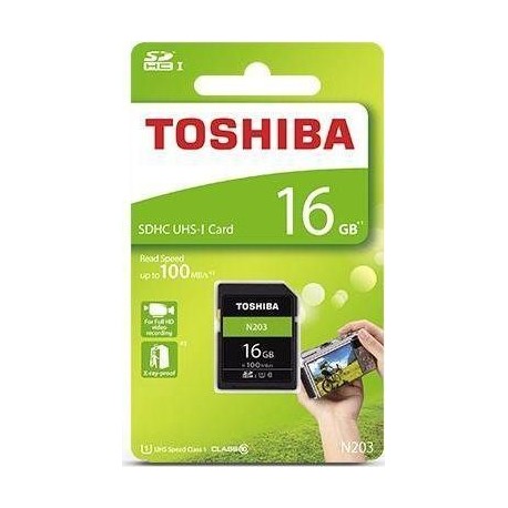 Karta pamięci SD TOSHIBA N203 (THN-N203N0160E4) 16GB UHS-I Class 10
