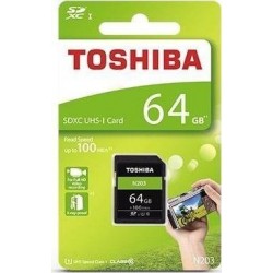 Karta pamięci SD TOSHIBA N203 (THN-N203N0640E4) 64GB UHS-I Class 10