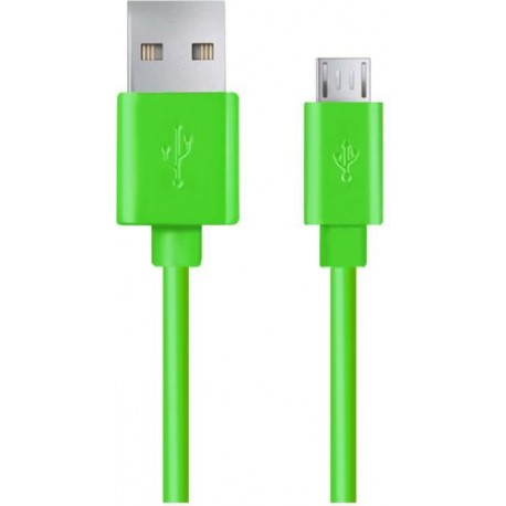 Kabel USB Esperanza Micro USB 2.0 A-B M/M 1,0m zielony