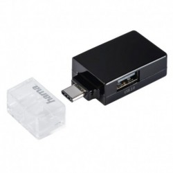 HUB USB 1:3 Hama 1x TYP-C - 1 x USB-A 3.1, 2 x USB-A 2.0