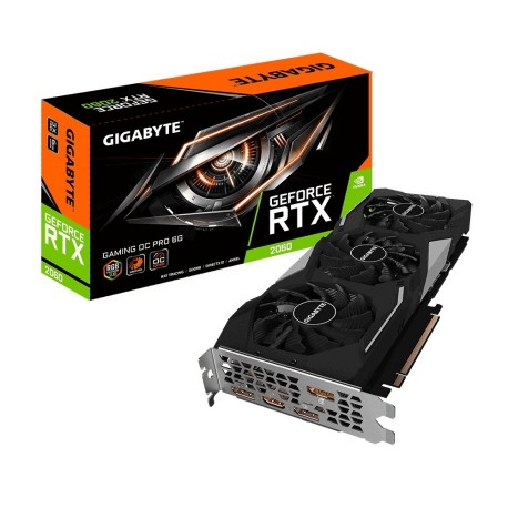 Karta VGA Gigabyte GeForce RTX 2060 GAMING OC PRO 6G (rev. 2.0) GDDR6 192bit HDMI+3xDP PCIe3.0