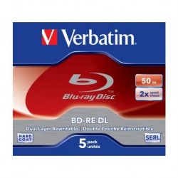 BD-RE DL Verbatim 2x 50GB (Jewel Case 5) Blu-Ray
