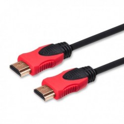 Kabel HDMI v2.0 Savio CL-141 10m, OFC, 4K, czarny, złote końcówki