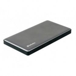 Powerbank Verbatim 10000mAh 2x USB-A + micro USB + USB-C srebrny Quick Charge 3.0