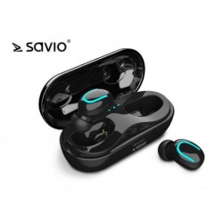 Słuchawki bezprzewodowe z mikrofonem Savio TWS-05 Bluetooth