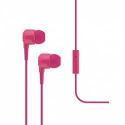 Słuchawki douszne z mikrofonem Ttec J10, różowe
