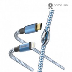 Kabel USB 2.0 Hama Data "Reflected" USB Type-C - Lightning 1,5m, niebieski