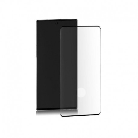 Szkło ochronne hartowane PREMIUM Qoltec do Samsung Galaxy Note 10 | 6D | Pełne | Czarne