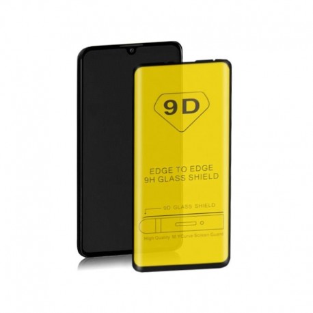 Szkło ochronne hartowane PREMIUM Qoltec do Samsung Galaxy M40 | 9D | Pełne | Czarne