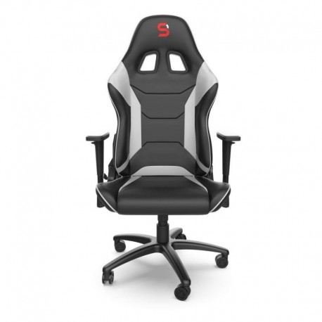 Fotel dla gracza SPC Gear SR300 WH V2 czarno-szary