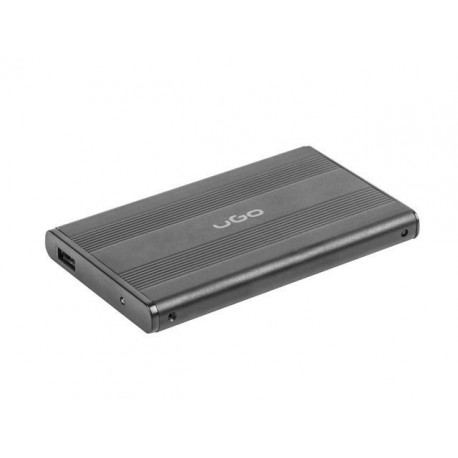 Obudowa na dysk UGO Marapi S130 USB 3.0 SATA III 2,5" aluminium czarna