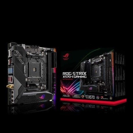 Płyta Asus ROG Strix X570-I Gaming/AMD X570/SATA3/M.2/USB3.1/WiFi/BT/PCIe3.0/AM4/mITX