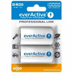 Akumulatorki D/R20 everActive Professional Line 10000 mAh 2 sztuki