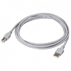 Kabel USB 2.0 Hama USB A (M) - USB B (M) 2,5m ID 40ST