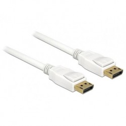 Kabel Delock DisplayPort M/M 20 Pin v1.2 2m 4K biały