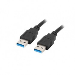 Kabel USB 3.0 Lanberg AM-AM 0,5m czarny