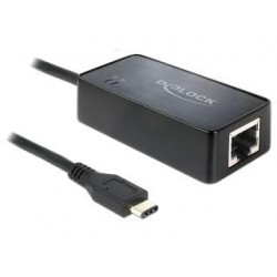Karta sieciowa USB Delock Type-C(M) 3.1- RJ-45 1GB na kablu