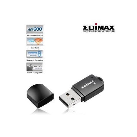 Karta sieciowa Edimax EW-7811UTC USB WiFi AC600 Mini