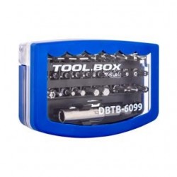 Zestaw bitów DigitalBox TOOL.BOX 30 elementów 6.3mm 